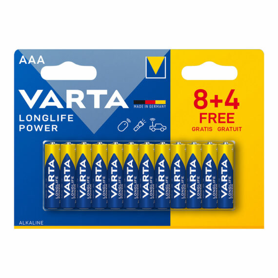 Pila Varta Alkalina Longlife Power Aaa Lr Blister Unid Fontamax