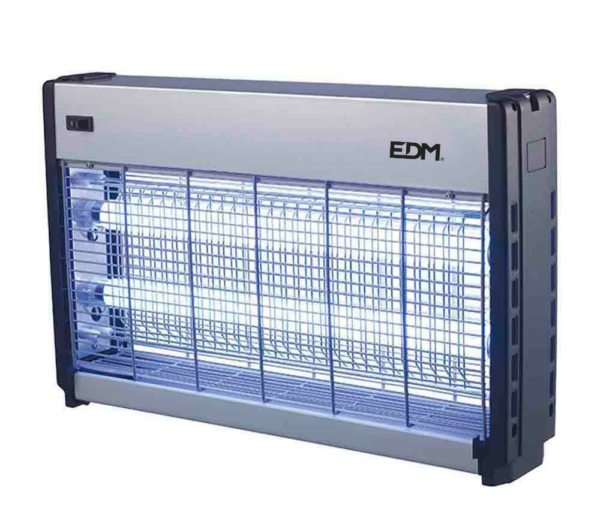 Matainsectos EDM 2x15w - 50 m2 + Cadenas 57 cms.