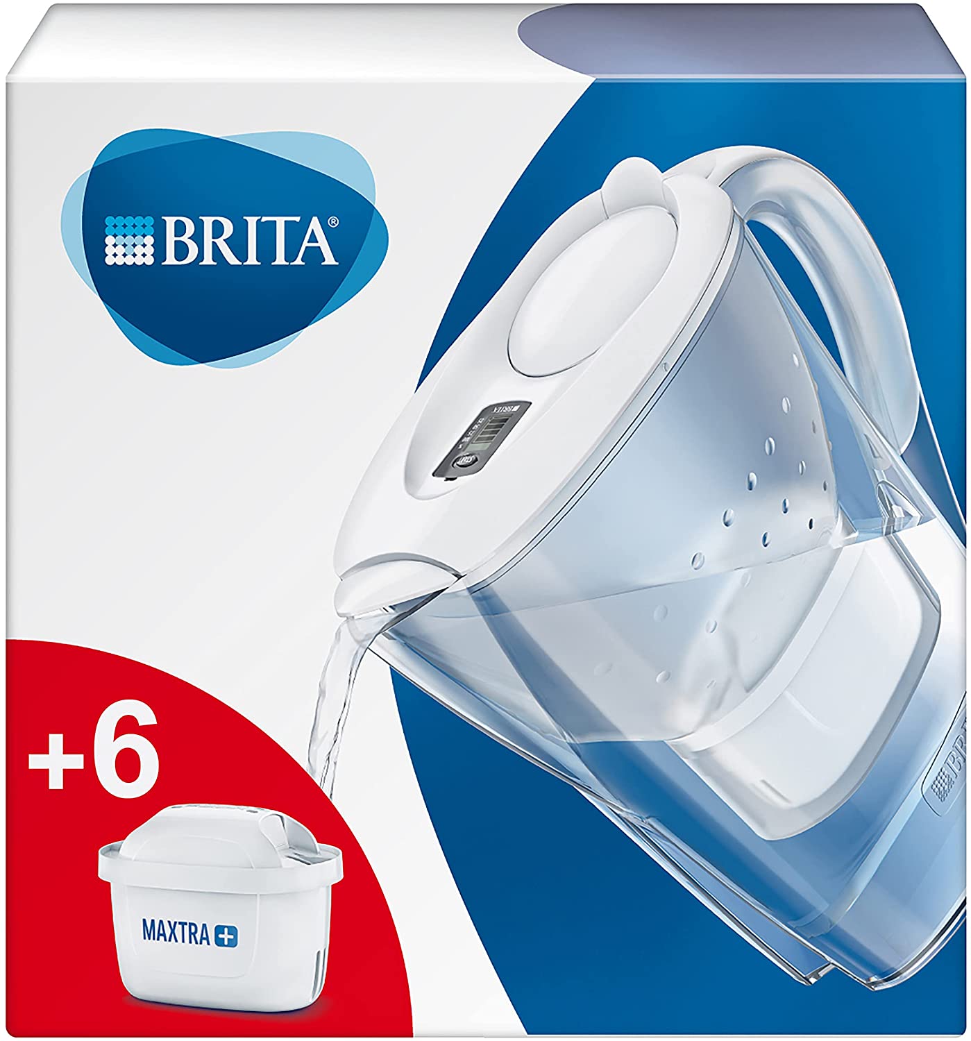 Brita Jarra Marella Blanca + 3 Filtros Maxtra+ con Ofertas en Carrefour