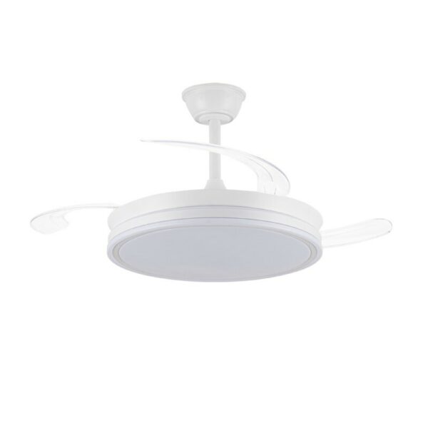 Ventilador Techo CristalRecord  EVO Retráctiles 72W MD Wifi