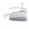 Ventilador Techo CRISTALRECORD SuperEco  45W Retráctiles - Temporizador - LED - Mando - Blanco - Imagen 4