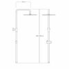 Columna Ducha Ergos Universal KÄLLA (grifería NO incluida) - Imagen 3