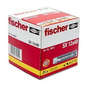 Caja de Taco FISCHER SX 12x60 Nylon 25 unds.