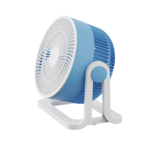Ventilador Sobremesa Funchal Azul 32w 3aspas 3vel Orientable 24x25x15,5cm