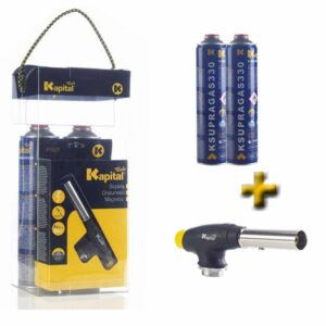 Pack soplete KT627 + 2 botellas Ksupragas330