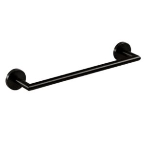 Toallero Ergos 38cms. Ergos Negro Mate 12200N